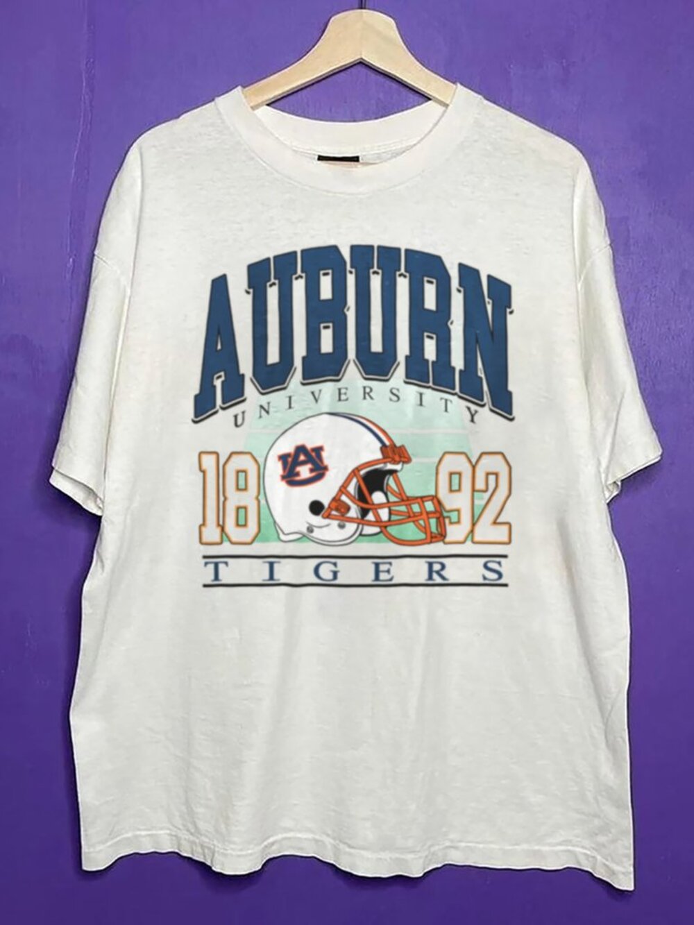 90s Vintage Auburn Tigers NCAA Football Shirt, Retro Auburn University Shirt Tee